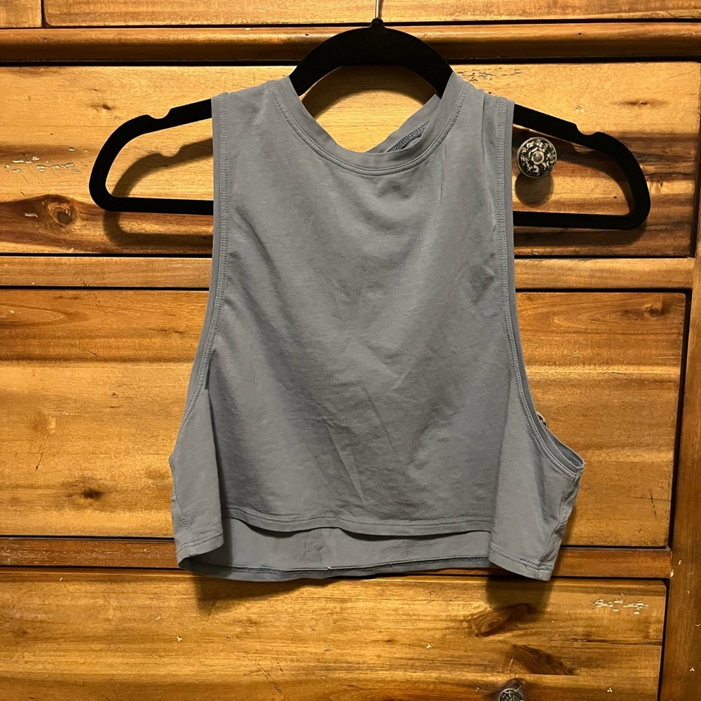 Gray Sleeveless Women's Top